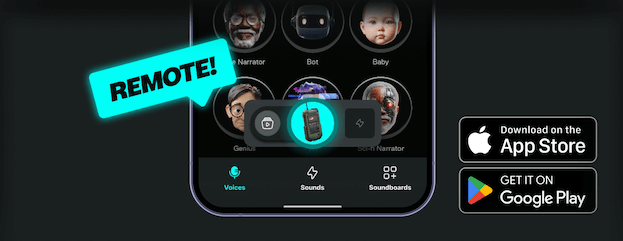 Мобильное управление Voicemod